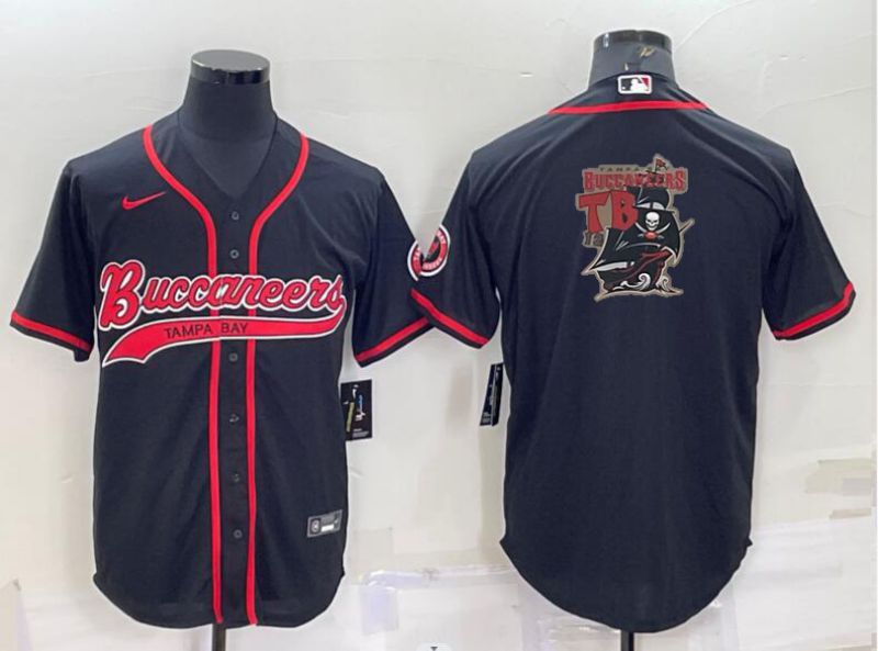 Men Tampa Bay Buccaneers Blank Black 2022 Nike Co branded NFL Jerseys1->tampa bay buccaneers->NFL Jersey